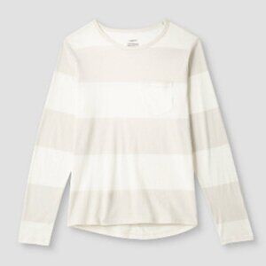 936 MENS XL IVORY STRIPED TEE BY  GOODFELLOW